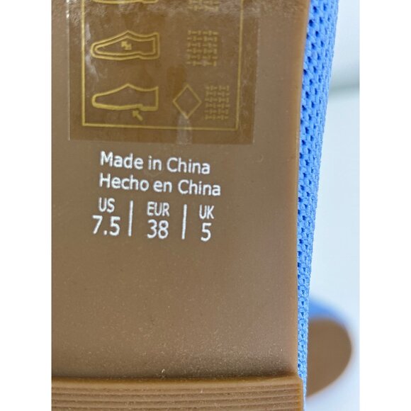 41 Hawthorn Claudia Textile Stretch Bow Ballet Flat Shoe Blue Size 7.5 NWOB - Picture 7 of 7